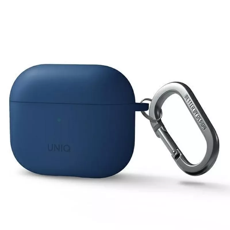 UNIQ Nexo Case for AirPods 3 + Ear Hooks Silicone - Blue