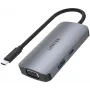 Unitek D1051A USB-C Hub with 1x USB 3.0, VGA, 2x HDMI, Power Delivery, and MST