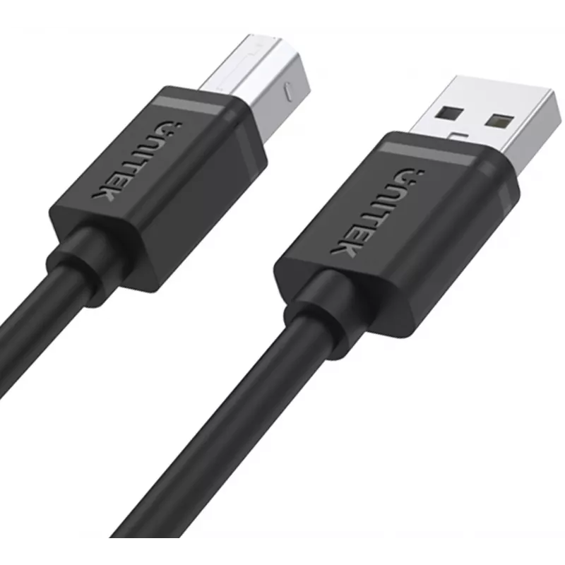 UNITEK USB 2.0 Type-A Male to Type-B Male Cable 2m Black