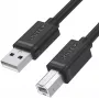 UNITEK USB 2.0 Type-A Male to Type-B Male Cable 2m Black