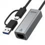 UNITEK USB-A/C 3.1 Gen 1 to RJ45 2.5 Gigabit Ethernet Adapter U1313C