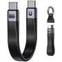 UNITEK USB4 Keychain Cable USB-C to USB-C 40Gbps 240W PD 8K 13cm Black