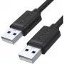 UNITEK Y-C442GBK USB 2.0 Type-A Male to Type-A Male Cable 1.5m Black