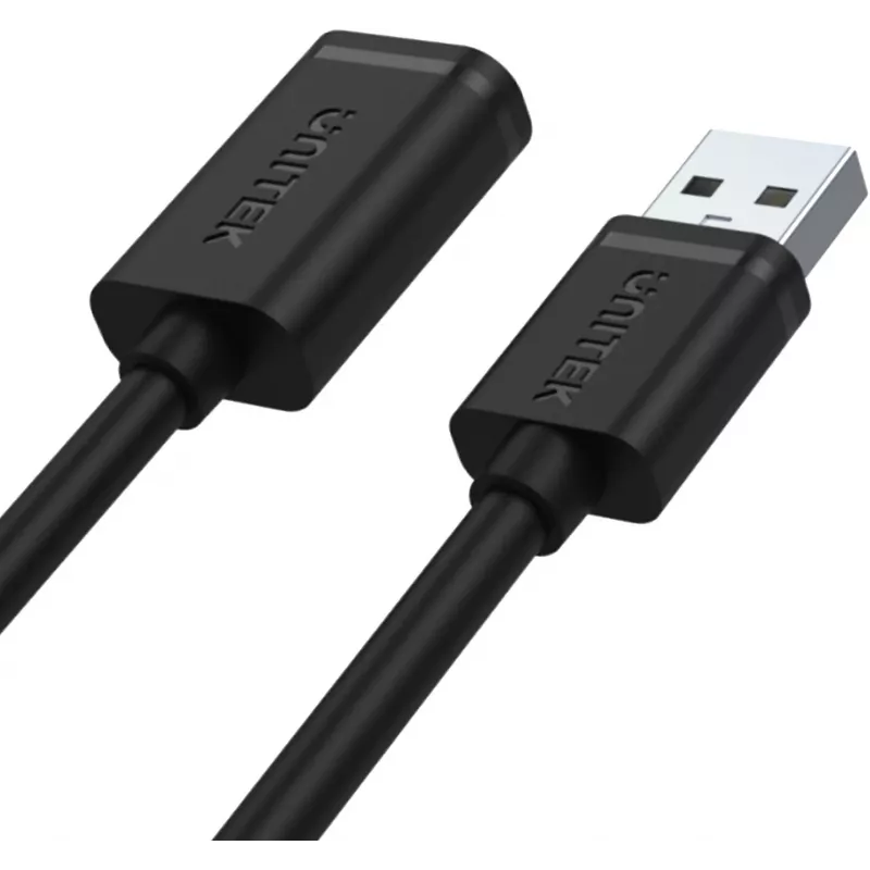 UNITEK Y-C449GBK USB 2.0 Extension Cable, Type-A Male to Female, 1.5 m, Black