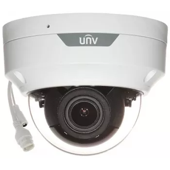 Uniview IPC3534LB-ADZK-H 4MP Outdoor Vandal-Resistant Dome IP Camera with Motorized Varifocal 2.8-12mm Lens, IK10, IP67, Built-in Mic, PoE