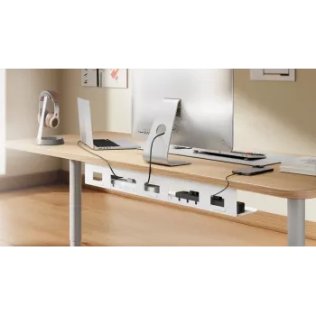 UP UP W-2-31-11CC Cable Management Tray, 800x140x100, White