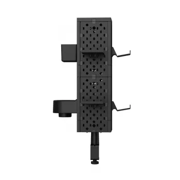 uRage Pegboard Modular Gaming Accessory Organizer Set, Wall or Desk Mount, Black (00186081)