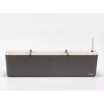 URBALIVE BERBERIS Self-Watering Rectangular Planter 80 x 20 cm, Grey