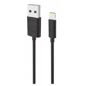 USAMS U-Gee USB to Lightning Data & Charger Cable 1m Black