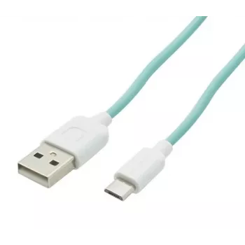USAMS US-SJ098 USB A to Micro USB Charging Cable 1M Cyan