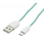 USAMS US-SJ098 USB A to Micro USB Charging Cable 1M Cyan
