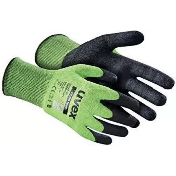 Uvex 6060408 Protective Work Gloves, Grey/Anthracite, Size 8 (M/L), Cut Protection Level C