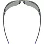 UVEX Equate Cycling Glasses, Black/Blue Matt/Mirror Blue