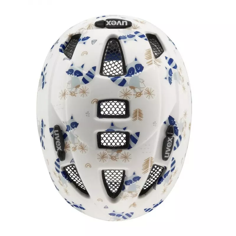 UVEX Kid 2 CC Children's Bike Helmet 46-52cm, Raccoon Matt