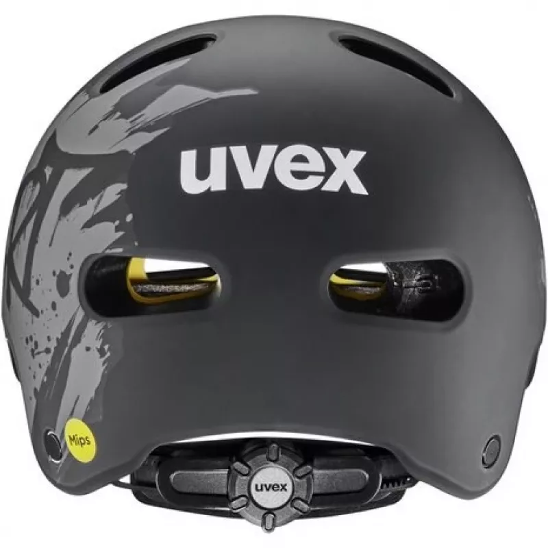 UVEX Kid 4 Style MIPS Children's Bicycle Helmet, Dirt Black Matt