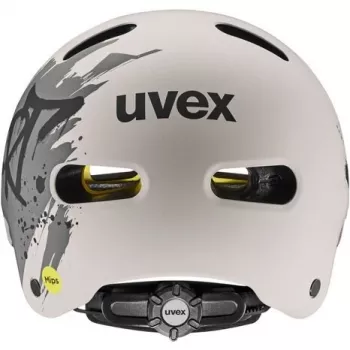 UVEX Kid 4 Style MIPS Children's Bicycle Helmet, Dirt Warm Grey