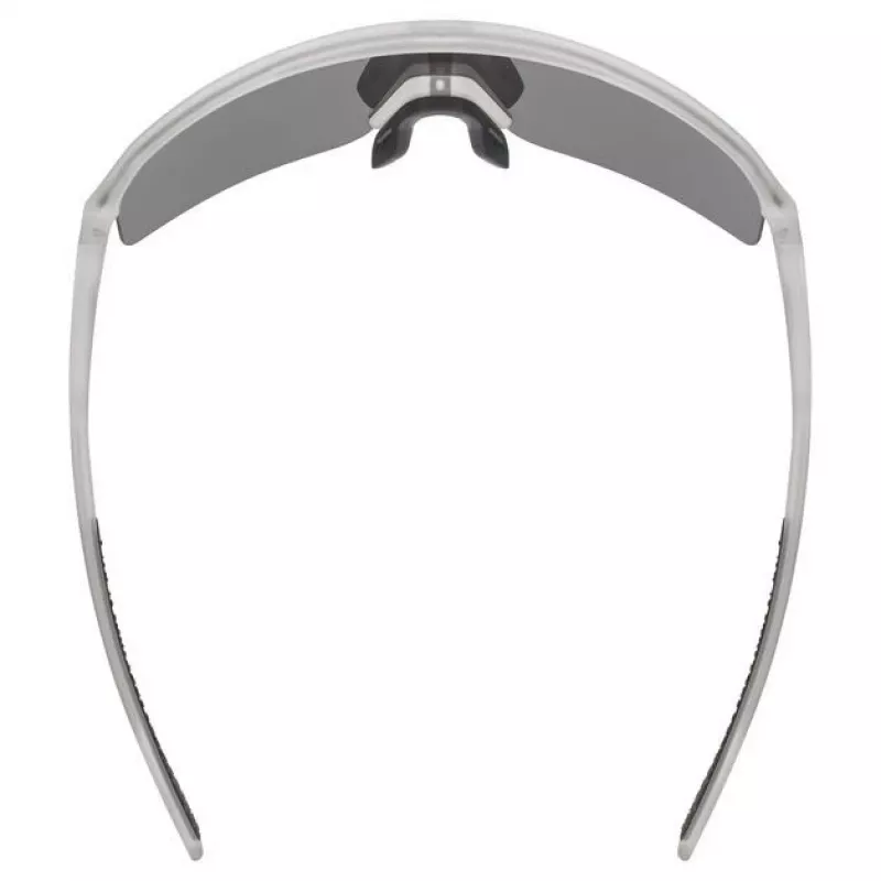 Uvex Ramp Sunglasses - Grey Matt Frame, Mirror Silver Lens