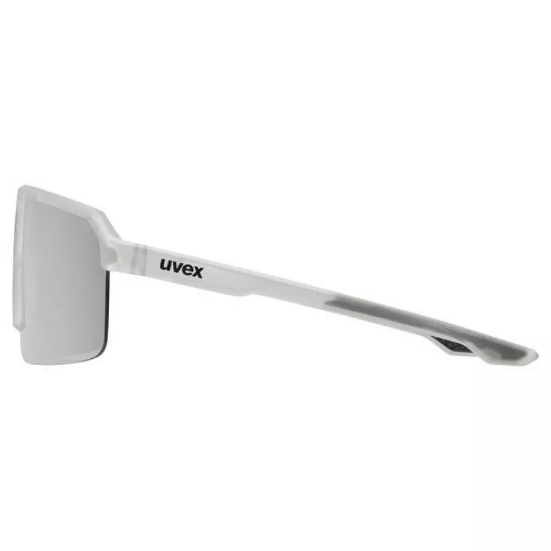 Uvex Ramp Sunglasses - Grey Matt Frame, Mirror Silver Lens