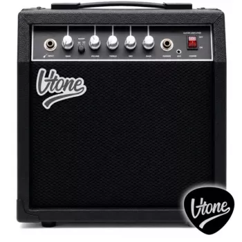 V-TONE AMP40 40W Electric Guitar Combo Amplifier with 10 inch Speaker, 2 Channels, Reverb, 3-Band EQ, Headphone Out, Aux In