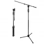 V-TONE DELUXE M1 Solo Microphone Stand with Boom Arm and Tripod Base, Adjustable Height 900-1600 mm, Black