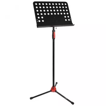 V-TONE DELUXE P1 Adjustable Music Stand for Lyrics and Sheet Music, Foldable Tripod with Carry Bag, Black