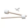 V-TONE MBD 22 Marching Bass Drum for Shoulders 22 inch White