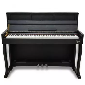 V-TONE PLF-256 BK 88-Key Graded Hammer Action Digital Piano with 238 Voices, 200 Rhythms, 128-Note Polyphony, 3 Pedals, 2x25W Speakers, USB MIDI/Audio, Black