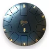 V-TONE VBJ 8-11 BK Steel Tongue Drum Tank Drum, 8 Notes, 11 inch, Black
