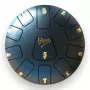 V-TONE VBJ 8-11 BK Steel Tongue Drum Tank Drum, 8 Notes, 11 inch, Black
