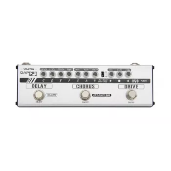 Valeton Dapper Mini Multi-Effects Guitar Pedal with Overdrive, Distortion, Modulation, Delay, and Tuner