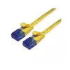VALUE Cat.6A UTP Extra-Flat Patch Cable, Yellow, 0.5 m