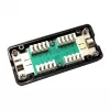 VALUE Junction Box Cat.6A Class EA UTP, 2-Port Shielded Surface Mount, White