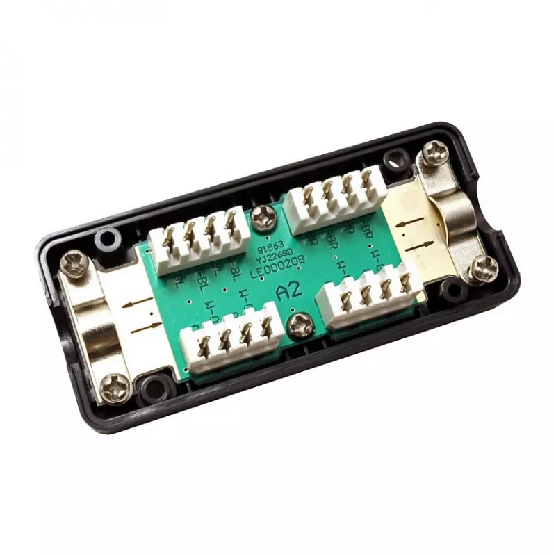 VALUE Junction Box Cat.6A Class EA UTP, 2-Port Shielded Surface Mount, White
