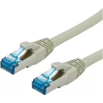 VALUE Patch Cable RJ-45 (M) to RJ-45 (M) 10 m SFTP PiMF CAT 6e Molded Stranded Grey