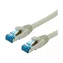 VALUE Patch Cable RJ-45 (M) to RJ-45 (M) 10 m SFTP PiMF CAT 6e Molded Stranded Grey