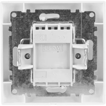 VCX WESA LC 01 Single-Pole Flush-Mounted Switch, Black