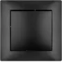 VCX WESA LC 01 Single-Pole Flush-Mounted Switch, Black