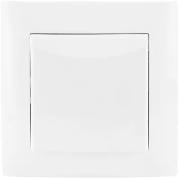 VCX WESA LC 01 Single-Pole Flush-Mounted Switch White