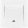 VCX WESA LC 01A Cross Connector, White, 10x10 mm Trunking