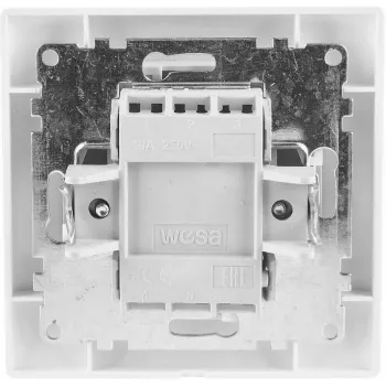 VCX WESA LC 02 Double Light Switch White