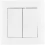 VCX WESA LC 02 Double Light Switch White