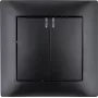 VCX WESA LC 04C Double Stairway Switch with Backlight, Black