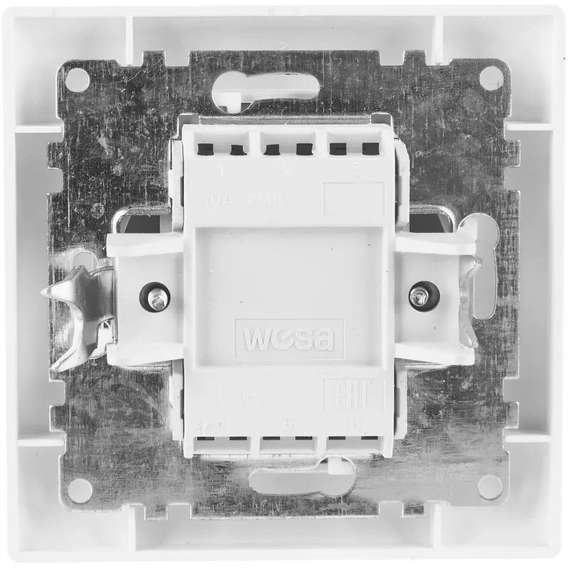 VCX WESA LC 06 White Doorbell Push Button
