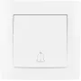 VCX WESA LC 06 White Doorbell Push Button