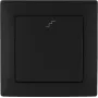VCX WESA LC 11C Two-Way Stair Switch, Flush-Mounted, 10AX, 250V AC, Black