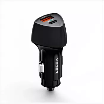 Veger CC50 Rigorous PD38W (1A1C) Car Charger Black