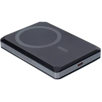 Veger GeoWallet Tracker X5 5000 mAh 20W PD QC 3.0 MFi MagSafe USB-C Power Bank - Black