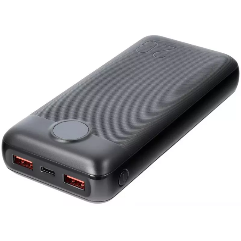 VEGER Power Bank 20000 mAh 20W PD QC 3.0 2x USB-A USB-C Black