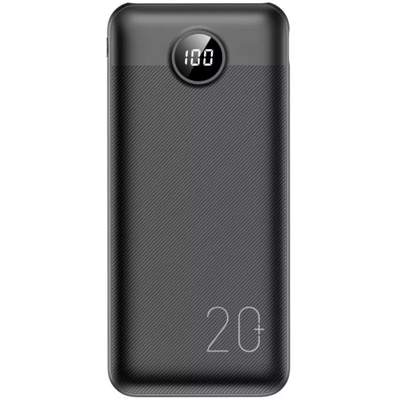 VEGER Power Bank 20000 mAh 20W PD QC 3.0 2x USB-A USB-C Black
