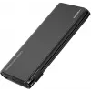 VEGER TCE130 130W PD Power Bank 25000mAh with Built-in USB-C & Lightning Cables, Black